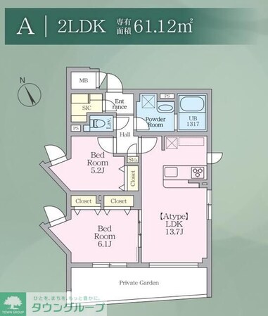 A-3 ASAGAYA Residenceの物件間取画像